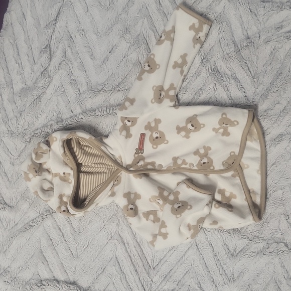 Baby boy 12 pc clothing lot 12M Carter's Teddy Bear jacket pants sleepers set pj - Picture 2 of 10